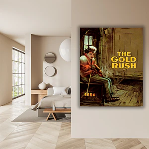 Cuadro en Aluminio Cine Clásico Años 20´s The Gold Rush (1925)