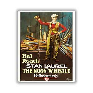 Cuadro en Aluminio Cine Clásico Años 20´s The Noon Whistle (1923)