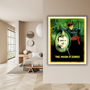 Cuadro en Aluminio Cine Clásico Años 20´s The Mark of Zorro (1920)