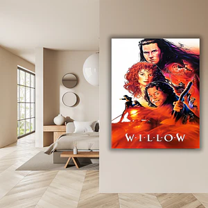 Cuadro en Aluminio Cine Clásico Años 80´s Willow (1988)