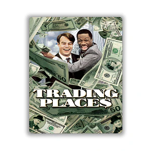 Cuadro en Aluminio Cine Clásico Años 80´s Trading Places (1983)
