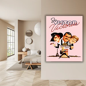 Cuadro en Aluminio Cine Clásico Años 80´s Victor Victoria (1982)