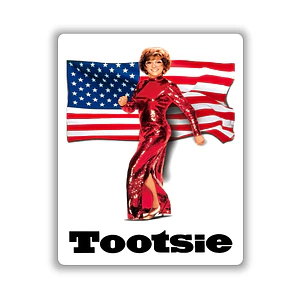 Cuadro en Aluminio Cine Clásico Años 80´s Tootsie (1982)