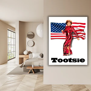 Cuadro en Aluminio Cine Clásico Años 80´s Tootsie (1982)