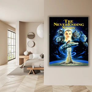 Cuadro en Aluminio Cine Clásico Años 80´s The NeverEnding Story (1984)