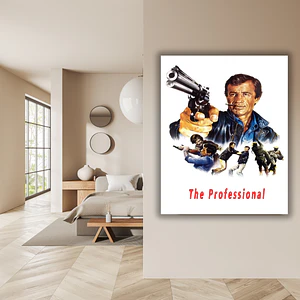 Cuadro en Aluminio Cine Clásico Años 80´s The Professional (1981)