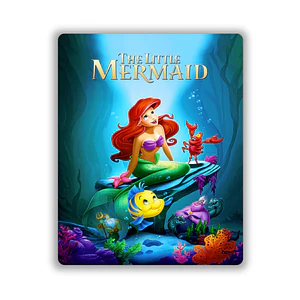 Cuadro en Aluminio Cine Clásico Años 80´s The Little Mermaid (1989)