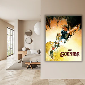 Cuadro en Aluminio Cine Clásico Años 80´s The Goonies (1985)