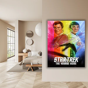 Cuadro en Aluminio Cine Clásico Años 80´s Star Trek IV The Voyage Home (1986)