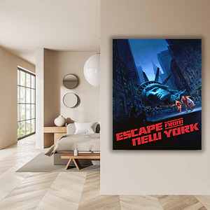 Cuadro en Aluminio Cine Clásico Años 80´s Escape from New York (1981)