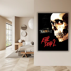 Cuadro en Aluminio Cine Clásico Años 80´s Evil Dead II (1987)
