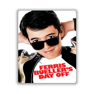 Cuadro en Aluminio Cine Clásico Años 80´s Ferris Bueller´s Day Off (1986)