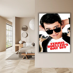 Cuadro en Aluminio Cine Clásico Años 80´s Ferris Bueller´s Day Off (1986)