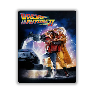 Cuadro en Aluminio Cine Clásico Años 80´s Back to the Future Part II (1989)