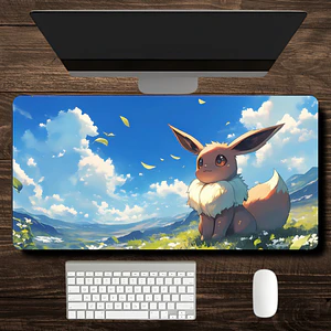 MousePad Gamer Diseño Pokemon Eevee Fondo Valle XXL