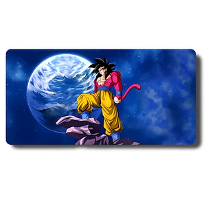 MousePad Gamer Diseño Dragon Ball GT Goku Ssj4 Formato XXL