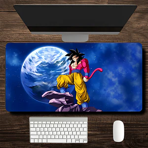 MousePad Gamer Diseño Dragon Ball GT Goku Ssj4 Formato XXL