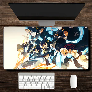 MousePad Gamer Épico Diseño Fire Force Formato XXL