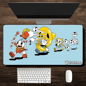 MousePad Gamer Gran Diseño Cuphead And Friends XXL