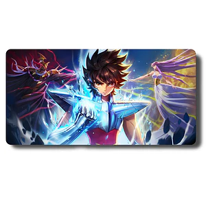 MousePad Gamer Épico Diseño Saint Seiya Pegasus Seiya XXL