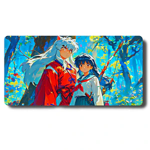 MousePad Gamer Hermoso Diseño Inuyasha-Kagome XXL
