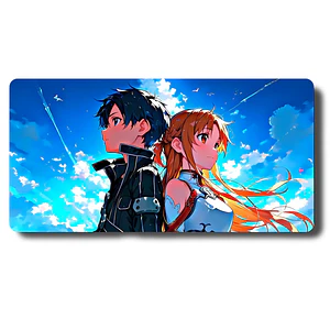 MousePad Gamer Hermoso Diseño Kirito-Asuna XXL