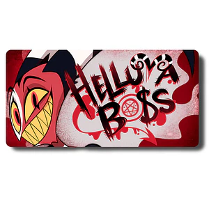 MousePad Gamer Alucinante Diseño Helluva Boss Blitzo XXL