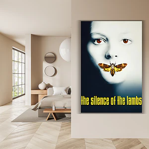 Cuadro en Aluminio Cine Clásico Años 90´s The Silence of the Lambs (1991)