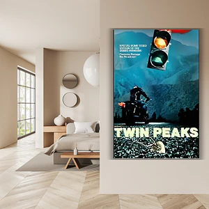 Cuadro en Aluminio Cine Clásico Años 90´s Twin Peaks - Pilot Episode