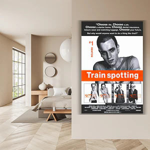 Cuadro en Aluminio Cine Clásico Años 90´s Trainspotting (1996)