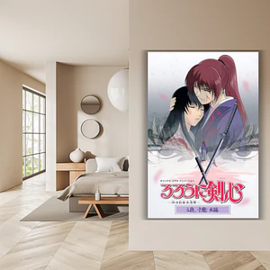 Cuadro en Aluminio Cine Clásico Años 90´s Rurouni Kenshin: Tsuiokuhen (1999)