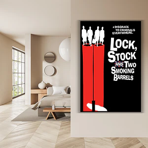 Cuadro en Aluminio Cine Clásico Años 90´s Lock & Stock (1998)