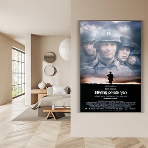 Cuadro en Aluminio Cine Clásico Años 90´s Saving Private Ryan (1998)