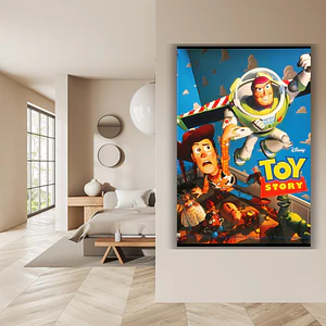 Cuadro en Aluminio Cine Clásico Años 90´s Toy Story (1995)