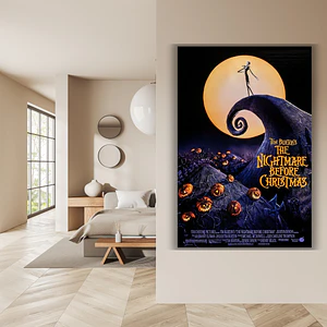 Cuadro en Aluminio Cine Clásico Años 90´s The Nightmare Before Christmas (1993)