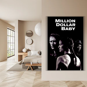 Cuadro en Aluminio Cine Década 2000 Million Dollar Baby (2004)