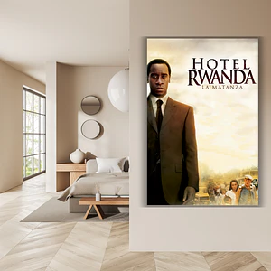 Cuadro en Aluminio Cine Década 2000 Hotel Rwanda (2004)