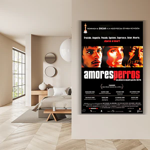 Cuadro en Aluminio Cine Década 2000 Amores Perros (2000)