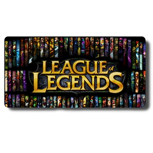 MousePad Gamer Todos los campeones de League of Legend XXL 