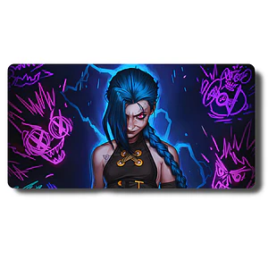 MousePad Gamer League of Legends Jinx de Zaun XXL