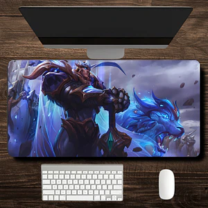 MousePad Gamer League of Legends Dios Rey Garen XXL