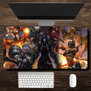 MousePad Gamer Overwatch Diseño Personajes version Femenina