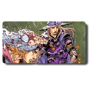 MousePad Gamer Gran Diseño JoJo’s Bizarre Adventure Steel Ball Run Johnny y Gyro