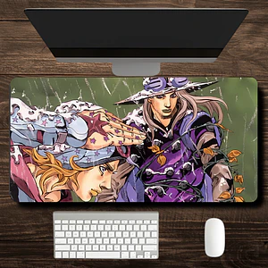 MousePad Gamer Gran Diseño JoJo’s Bizarre Adventure Steel Ball Run Johnny y Gyro