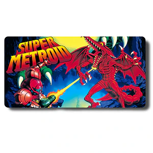 MousePad Gamer Increíble Diseño Portada Super Metroid