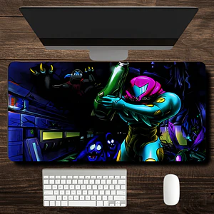 MousePad Gamer Increíble Diseño Metroid Samus Fusion Suit