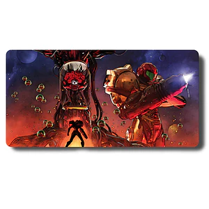 MousePad Gamer Increíble Diseño Metroid Samus vs Mother Brain