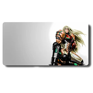 MousePad Gamer Increíble Diseño Metroid Samus Sin Casco