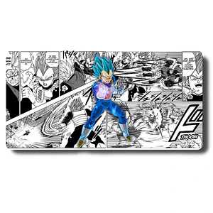 MousePad Dragon Ball Super Vegeta Azul Tipo Manga