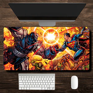 MousePad Gamer Gran Diseño Universo DC Superman vs Darkseid 